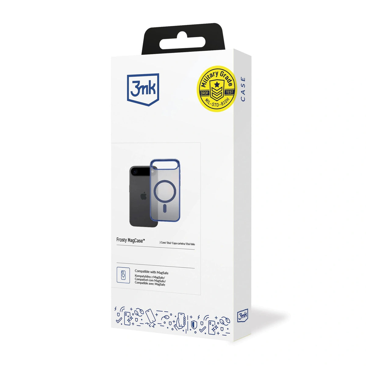 Etui 3mk Frosty MagCase na iPhone Air - niebieskie – zdjęcie 4