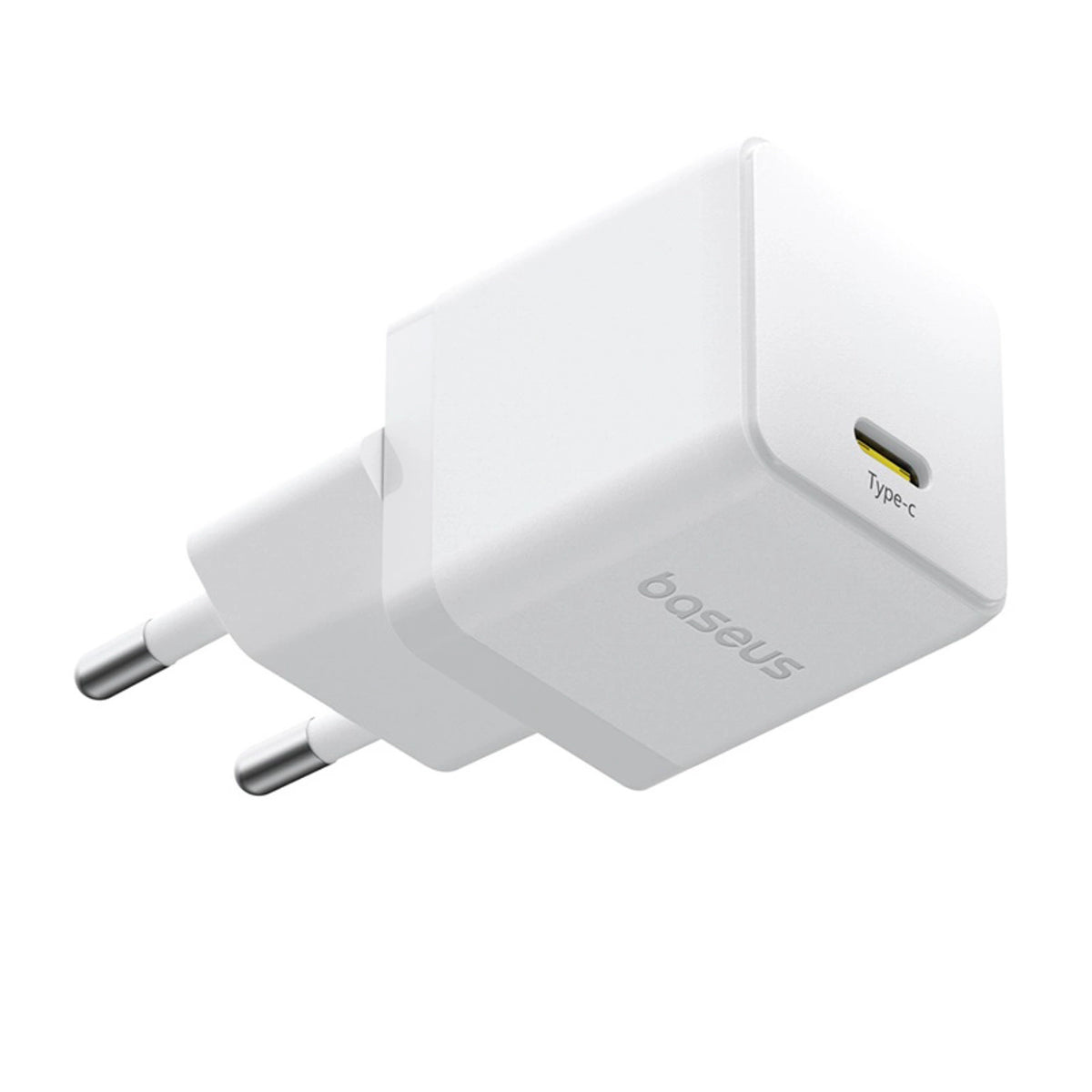 Ładowarka sieciowa Baseus Palm 1C 20W (z kablem Baseus Mini White - biała – zdjęcie 4