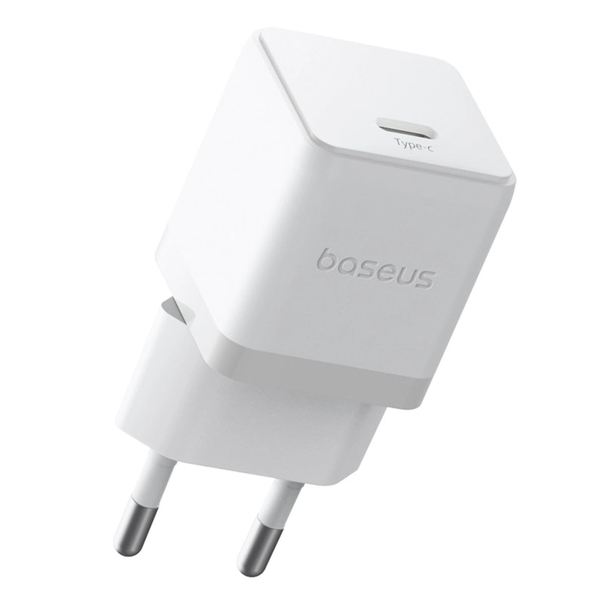 Ładowarka sieciowa Baseus Palm 1C 20W (z kablem Baseus Mini White - biała – zdjęcie 6
