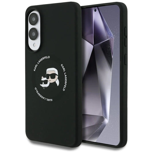 Etui Karl Lagerfeld Silicone nauble na Samsung Galaxy S25 Edge - czarne