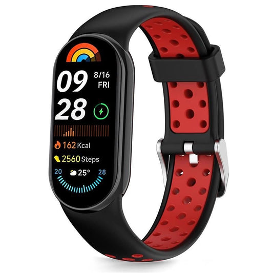 Pasek Tech-Protect na Xiaomi Smart Band 8 / 9 / 10 / NFC - czarno-czerwony