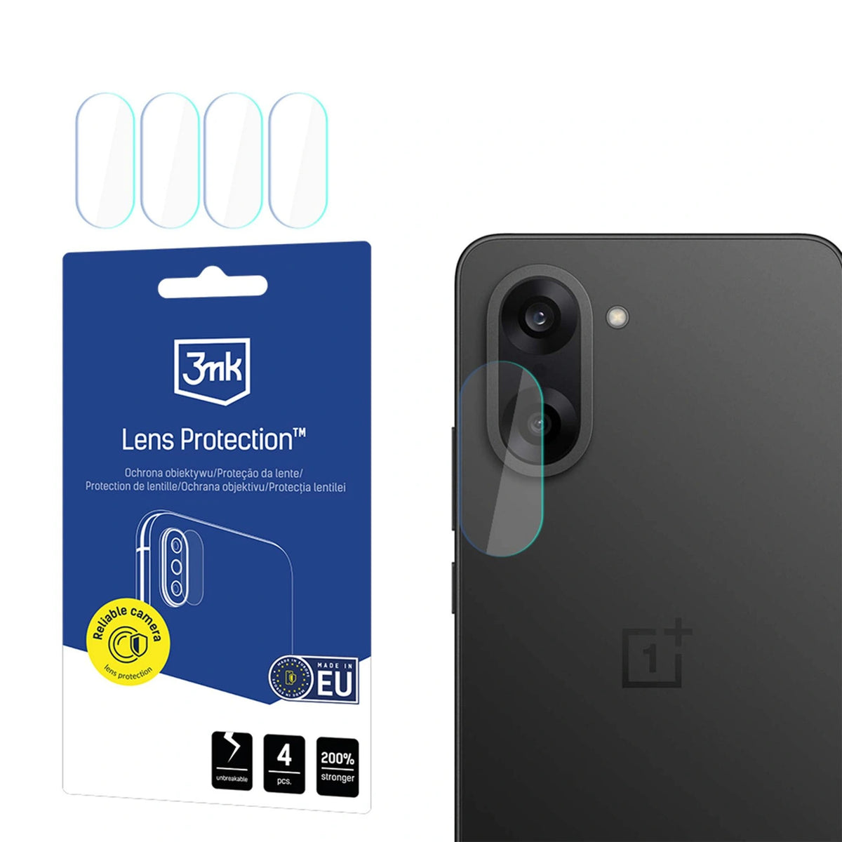 Szkło hybrydowe 3mk Lens Protection do obiektywu na OnePlus Nord CE5