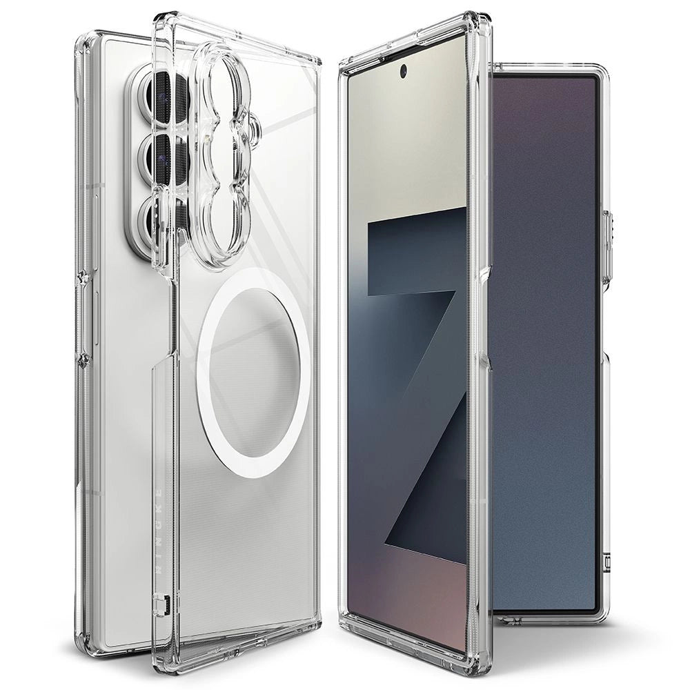 Etui Ringke Fusion Magnetic na Samsung Galaxy Z Fold 7 - przezeoczyste