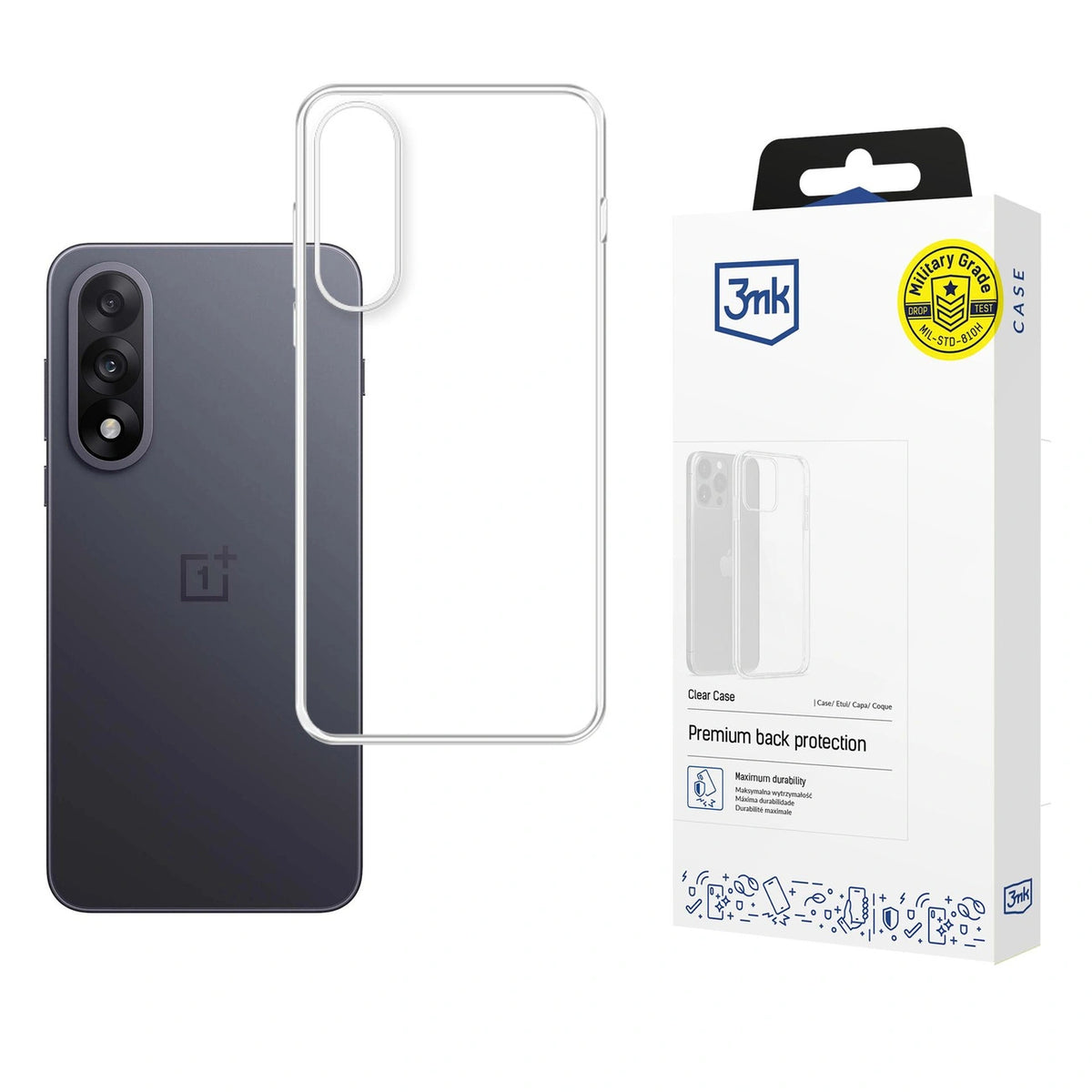 Etui 3mk Clear Case na OnePlus Nord 5 - przezroczyste
