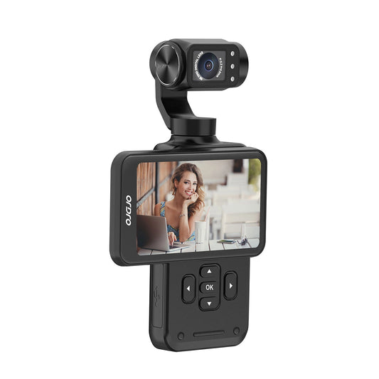 Kamera Ordro Pocket M5 z 3-osiowym do vlogowania i YouTube - czarna