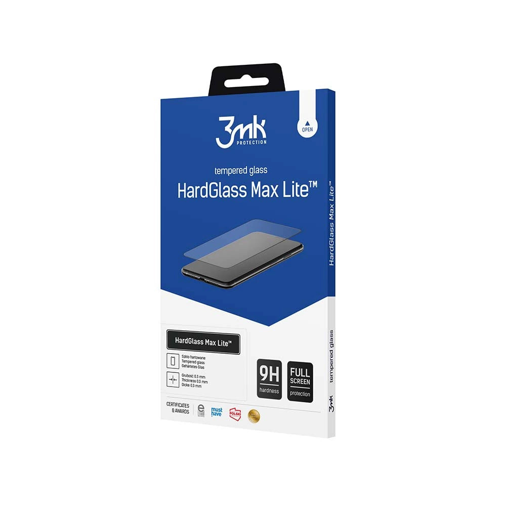 Szkło hartowane 3mk HardGlass Max Lite Black na TCL 505 – zdjęcie 2