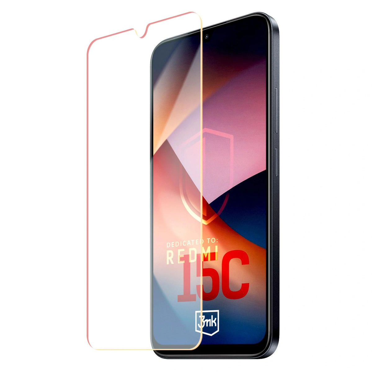 Szkło hartowane 3mk HardGlass na Xiaomi Redmi 15C – zdjęcie 4