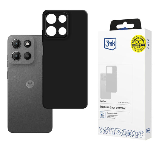 Etui 3mk Matt Case na Motorola Moto G15 / G15 Power - czarne matowe