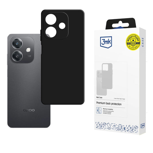 Etui 3mk Matt Case na Oppo A40 / A40M / A3 4G - czarne matowe