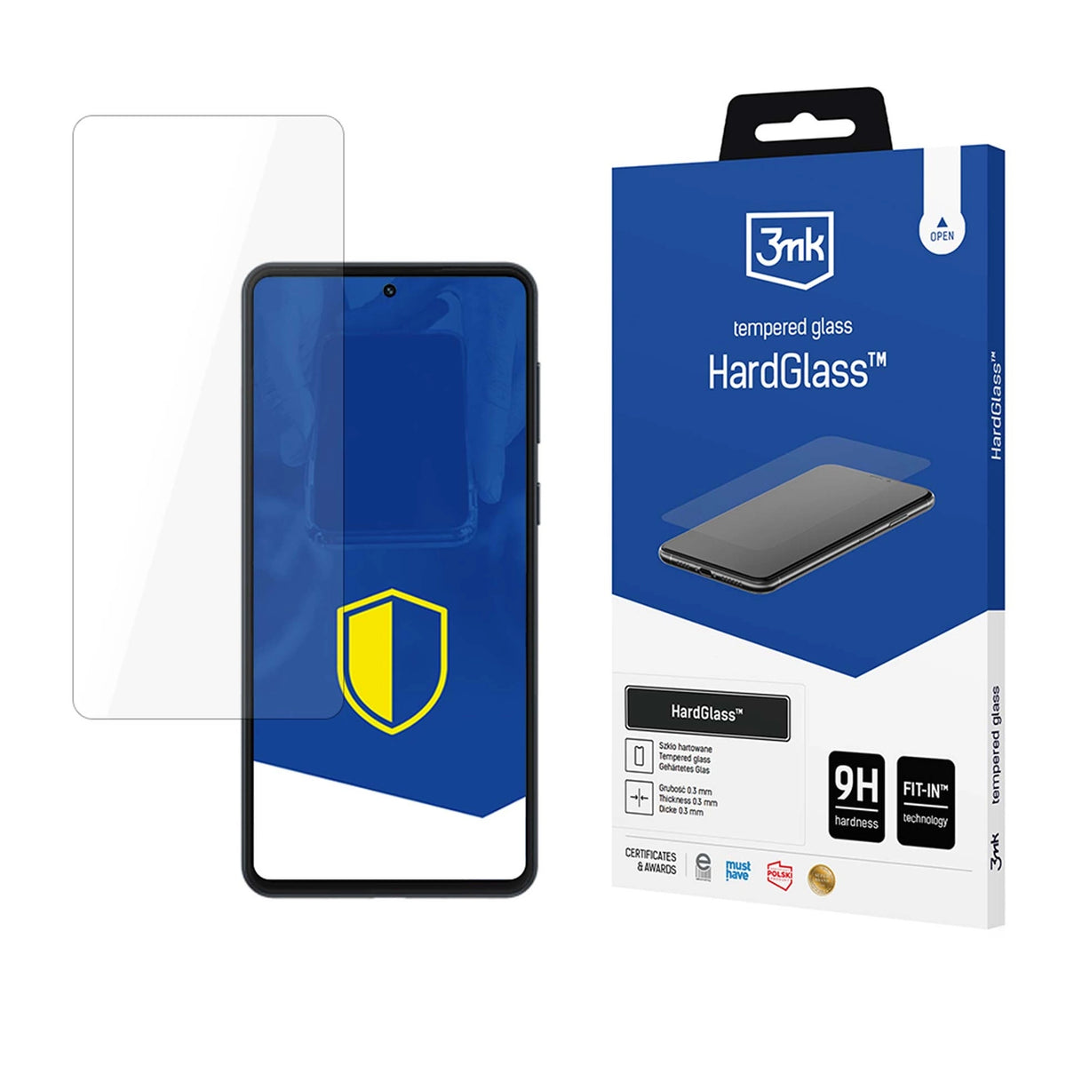Szkło hartowane 3mk HardGlass na Samsung Galaxy M55
