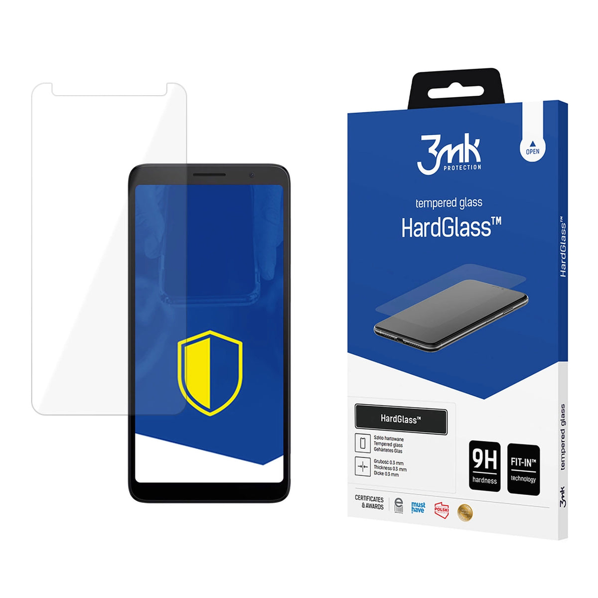 Szkło hartowane 3mk HardGlass na TCL 501