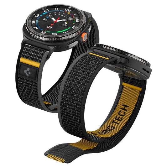Pasek Spigen Athlex na Samsung Galaxy Watch 40 / 44 / 46 mm - czarno-żółty