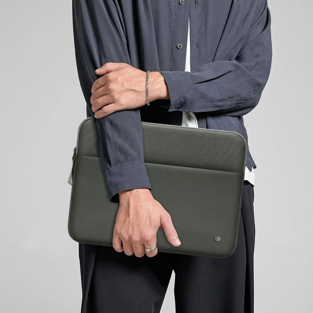 Torba Tech-Protect Sleeve na laptopa 15-16 - zielona – zdjęcie 11