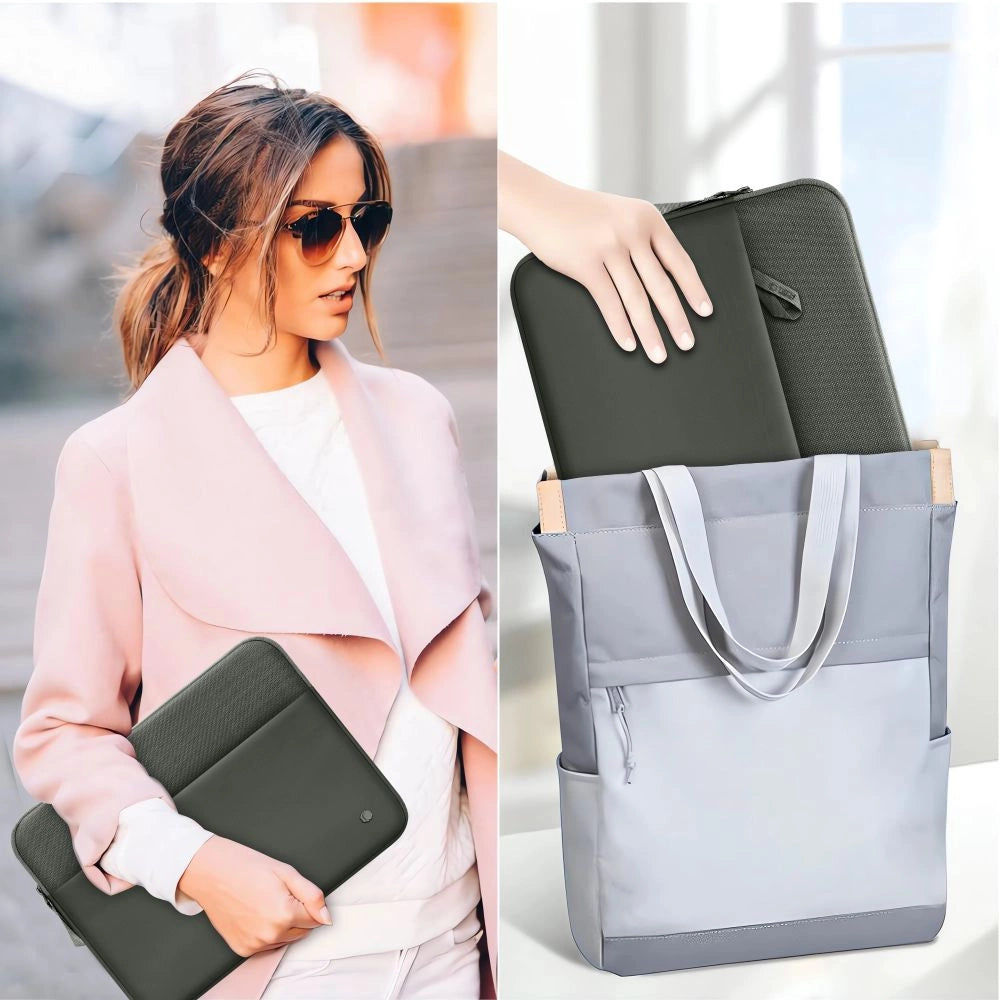 Torba Tech-Protect Sleeve na laptopa 15-16 - zielona – zdjęcie 13