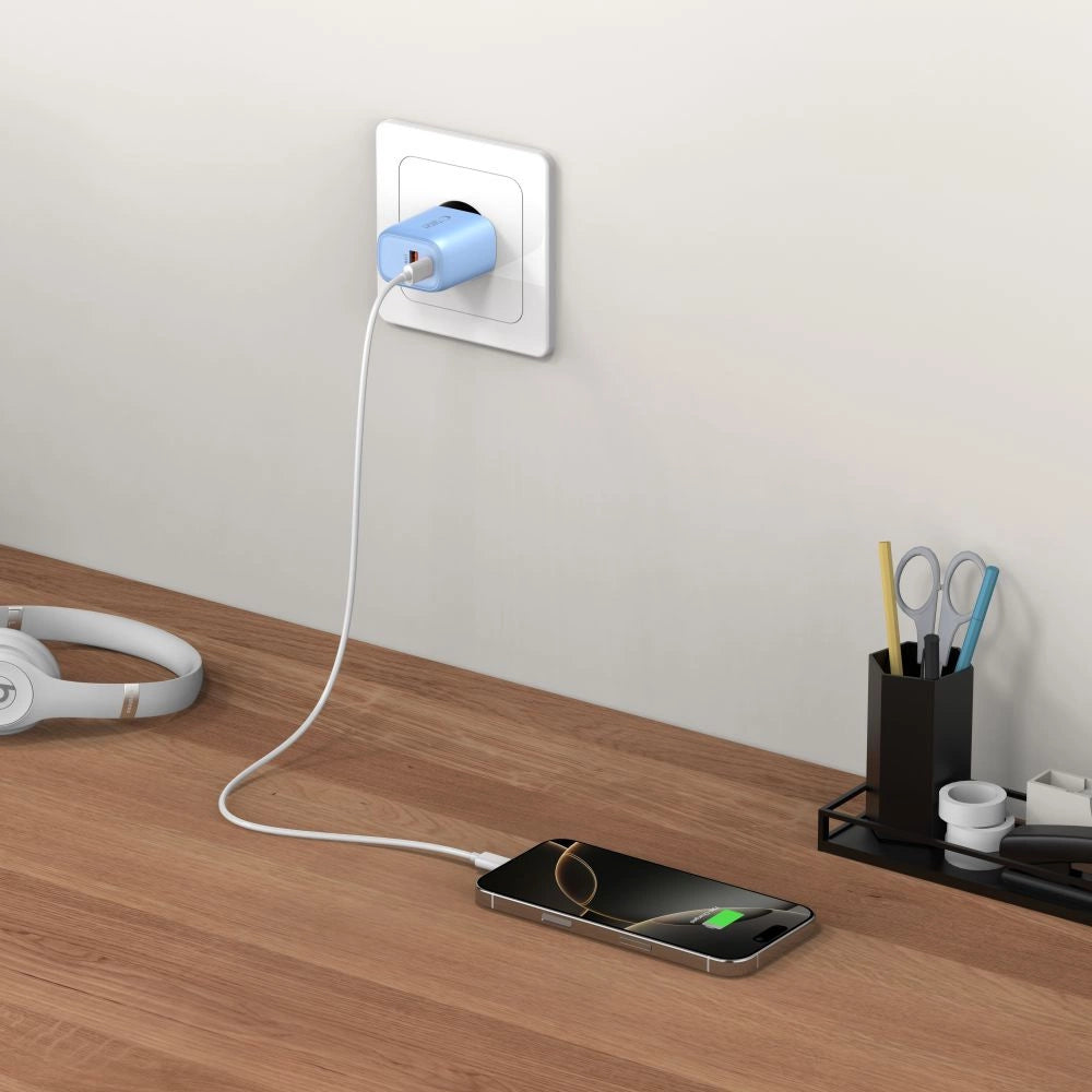 Ładowarka sieciowa Tech-Protect NCA20 PD 20W QC3.0 USB-A - niebieska – zdjęcie 6