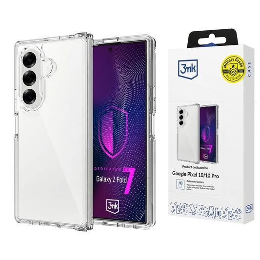 Etui 3mk Armor Case na Samsung Galaxy Z Fold 7 - przezroczyste