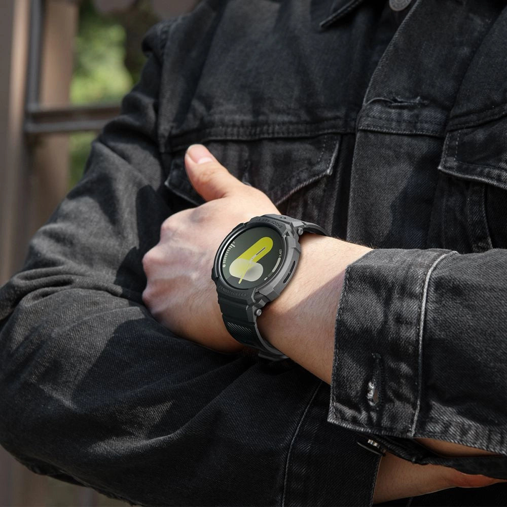 Pasek Spigen Rugged Armor Pro na Samsung Galaxy Watch 8 44 mm - czarny mat – zdjęcie 16