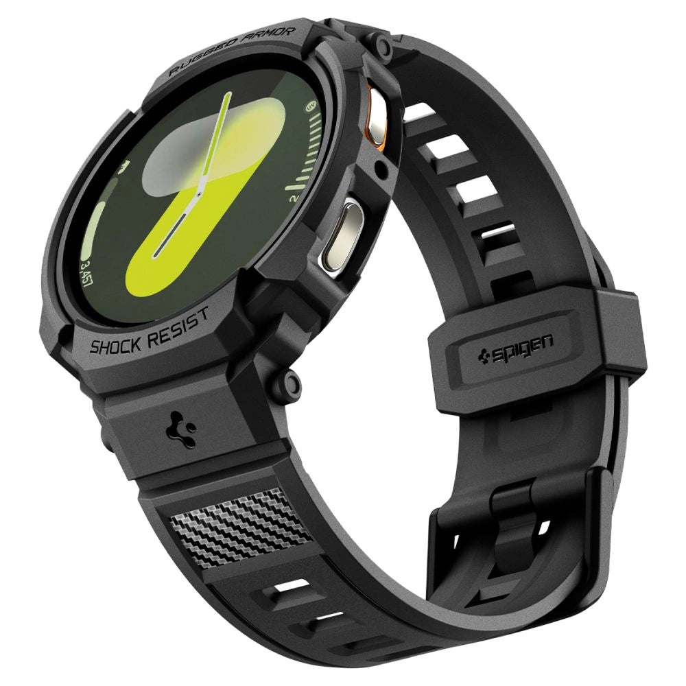 Pasek Spigen Rugged Armor Pro na Samsung Galaxy Watch 8 44 mm - czarny mat – zdjęcie 7