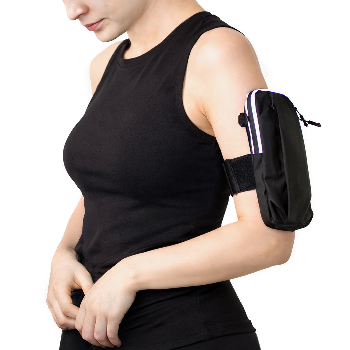 Saszetka Wozinsky WSDB-B armband opaska na ramię na do biegania - czarna