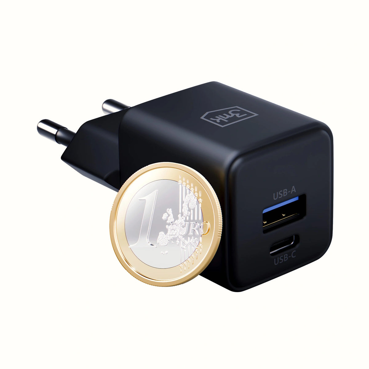 Ładowarka sieciowa 3mk Hyper GaN Charger 20W QC4+ PD PPS USB-C - czarna – zdjęcie 7