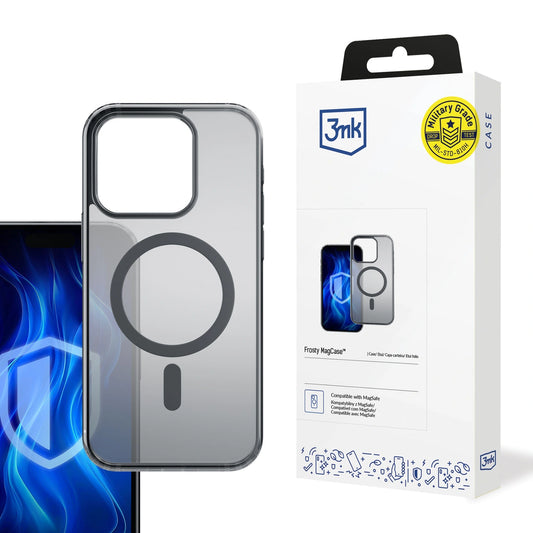 Etui 3mk Frosty MagCase na iPhone 14 Pro Max - czarne