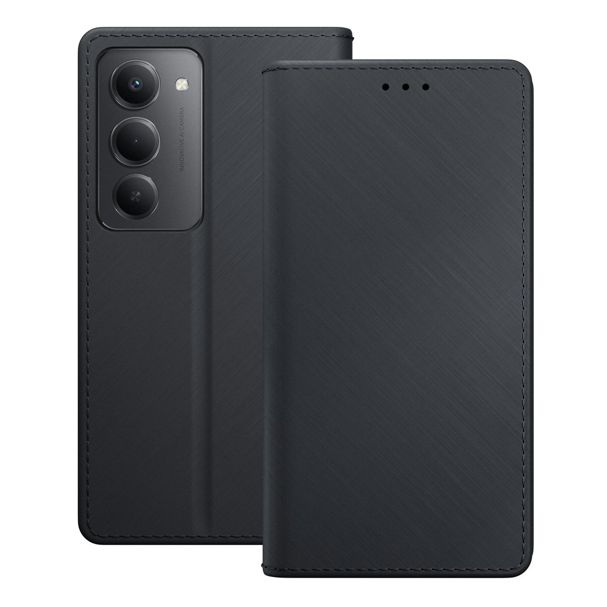 Etui 3mk Wallet Case na Xiaomi Redmi 15 4G / 15 5G - czarne – zdjęcie 3