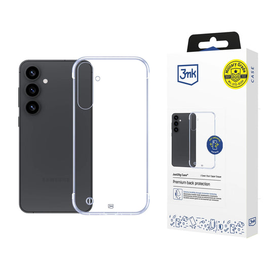 Etui 3mk Just20g Clear Case na Samsung Galaxy S25 - przezroczyste