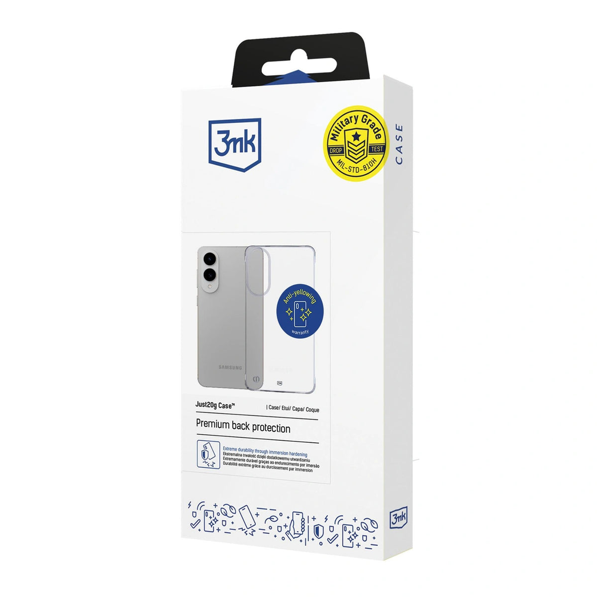 Etui 3mk Just20g Clear Case na Samsung Galaxy S25 Edge - przezroczyste – zdjęcie 4