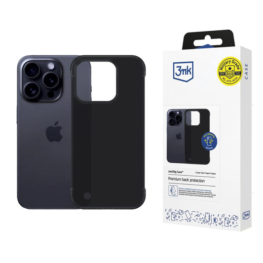 Etui 3mk Just20g Matt Case na Apple iPhone 14 Pro - czarne matowe