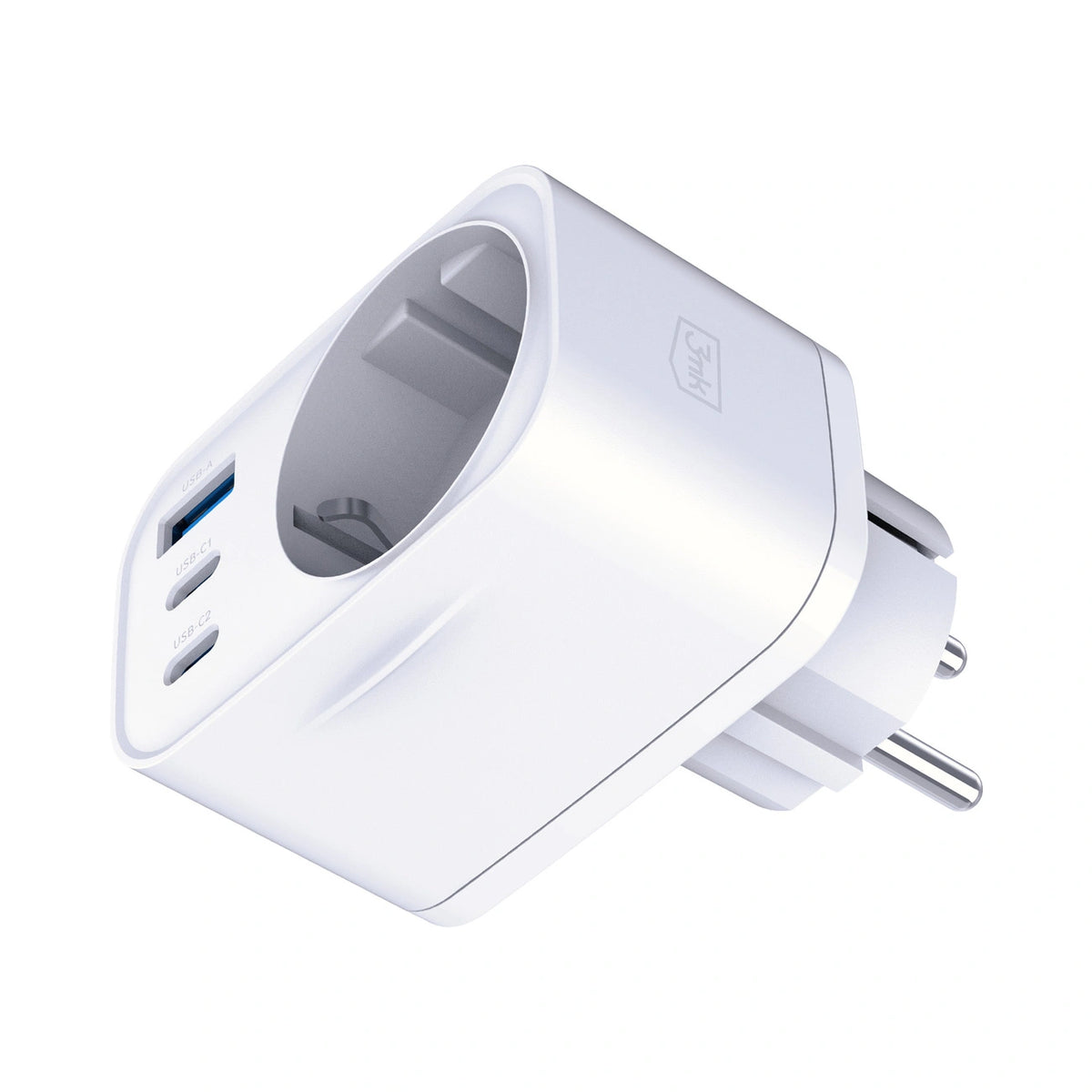 Ładowarka sieciowa 3mk Hyper Comfort Charger GaN PD 30W - biała – zdjęcie 3