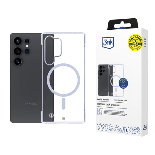 Etui 3mk Just20g MagCase na Samsung Galaxy S25 Ultra - przezroczyste