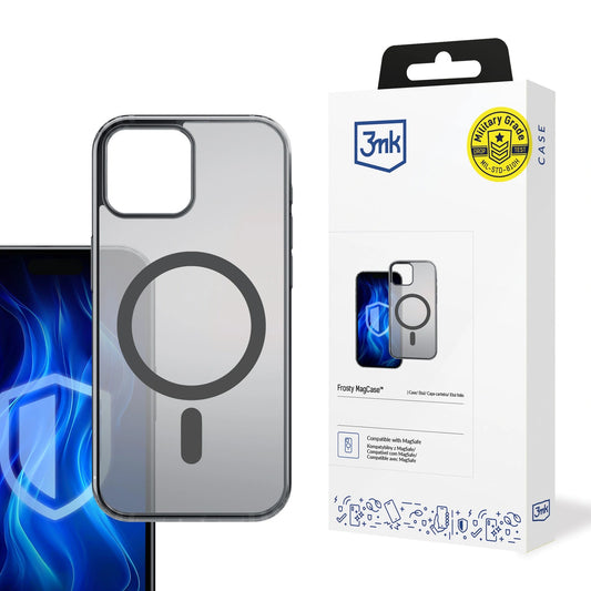 Etui 3mk Frosty MagCase na iPhone 15 - czarne