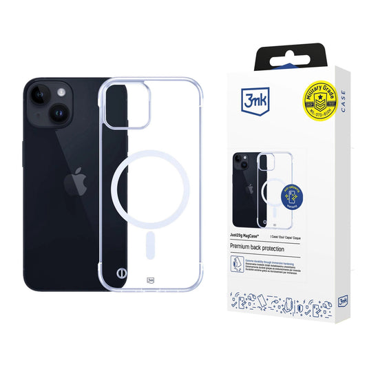 Etui 3mk Just20g MagCase na iPhone 14 - przezroczyste