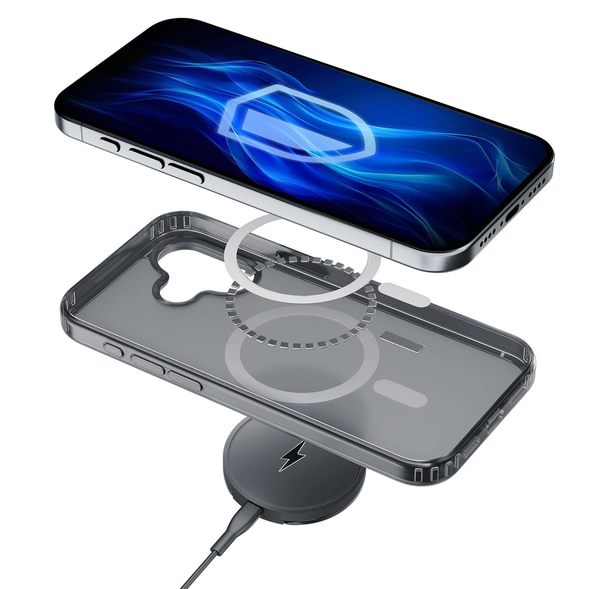 Etui 3mk Frosty MagCase na iPhone 16 Plus - czarne – zdjęcie 6