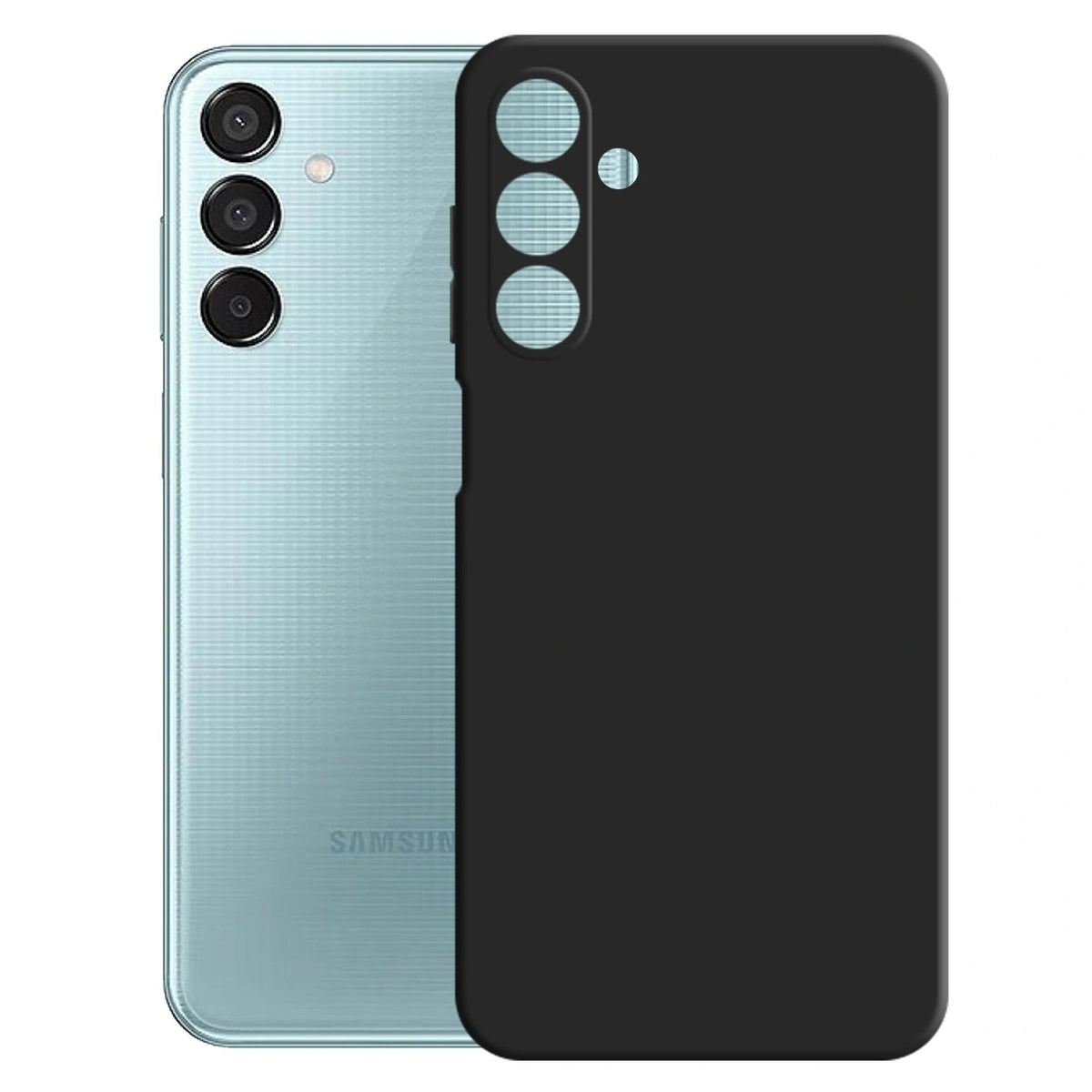 Etui 3mk Matt Case Pro na Samsung Galaxy M16 5G - czarne matowe – zdjęcie 5