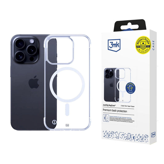 Etui 3mk Just20g MagCase na iPhone 14 Pro Max - przezroczyste