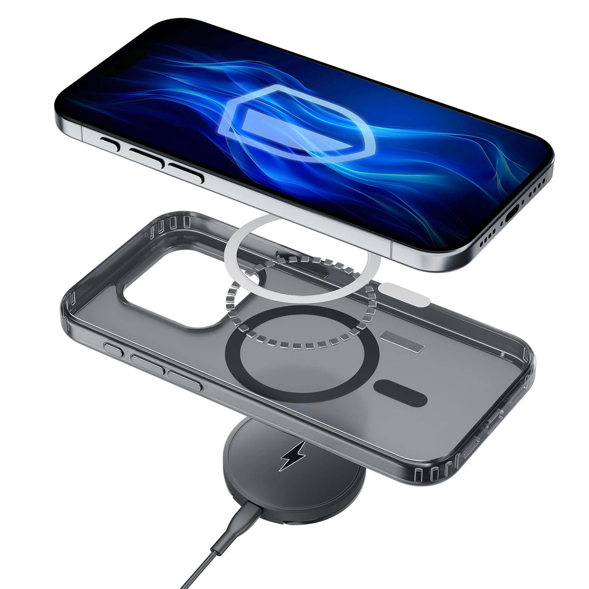 Etui 3mk Frosty MagCase na iPhone 15 Plus - czarne – zdjęcie 2