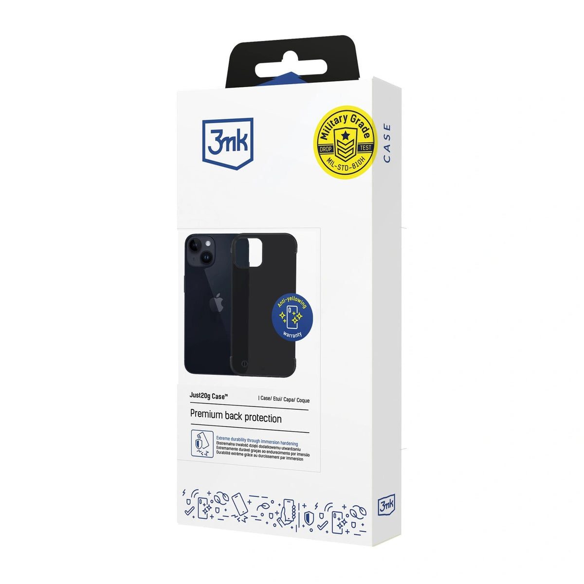 Etui 3mk Just20g Matt Case na Apple iPhone 13 - czarne matowe – zdjęcie 15