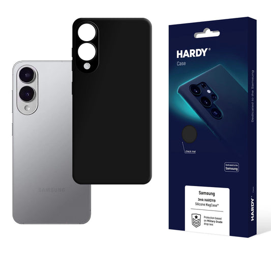 Etui 3mk Hardy Silicone MagCase na Samsung Galaxy S25 Edge - czarne