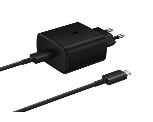 Ładowarka sieciowa Samsung EP-TA845EWE 45W z kablem USB-C Samsung - czarna