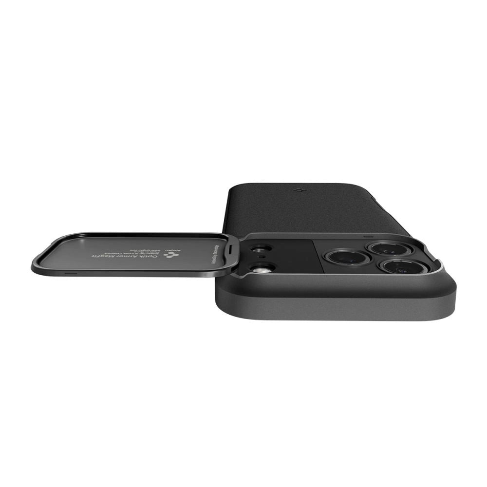 Etui Spigen Optik Armor MagSafe na iPhone 17 Pro - czarne – zdjęcie 10
