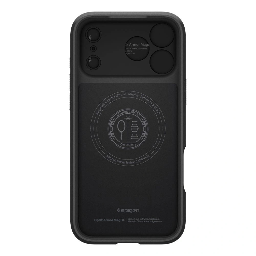 Etui Spigen Optik Armor MagSafe na iPhone 17 Pro - czarne – zdjęcie 3