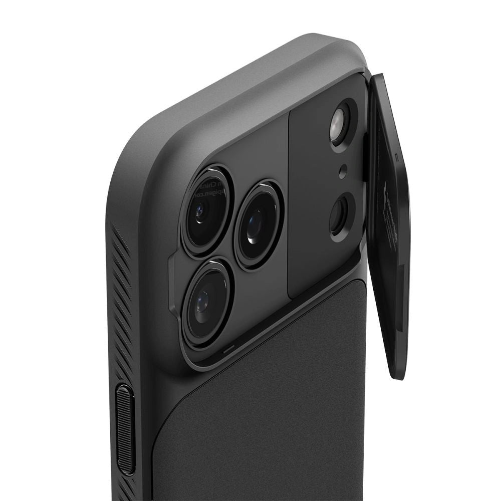 Etui Spigen Optik Armor MagSafe na iPhone 17 Pro - czarne – zdjęcie 5