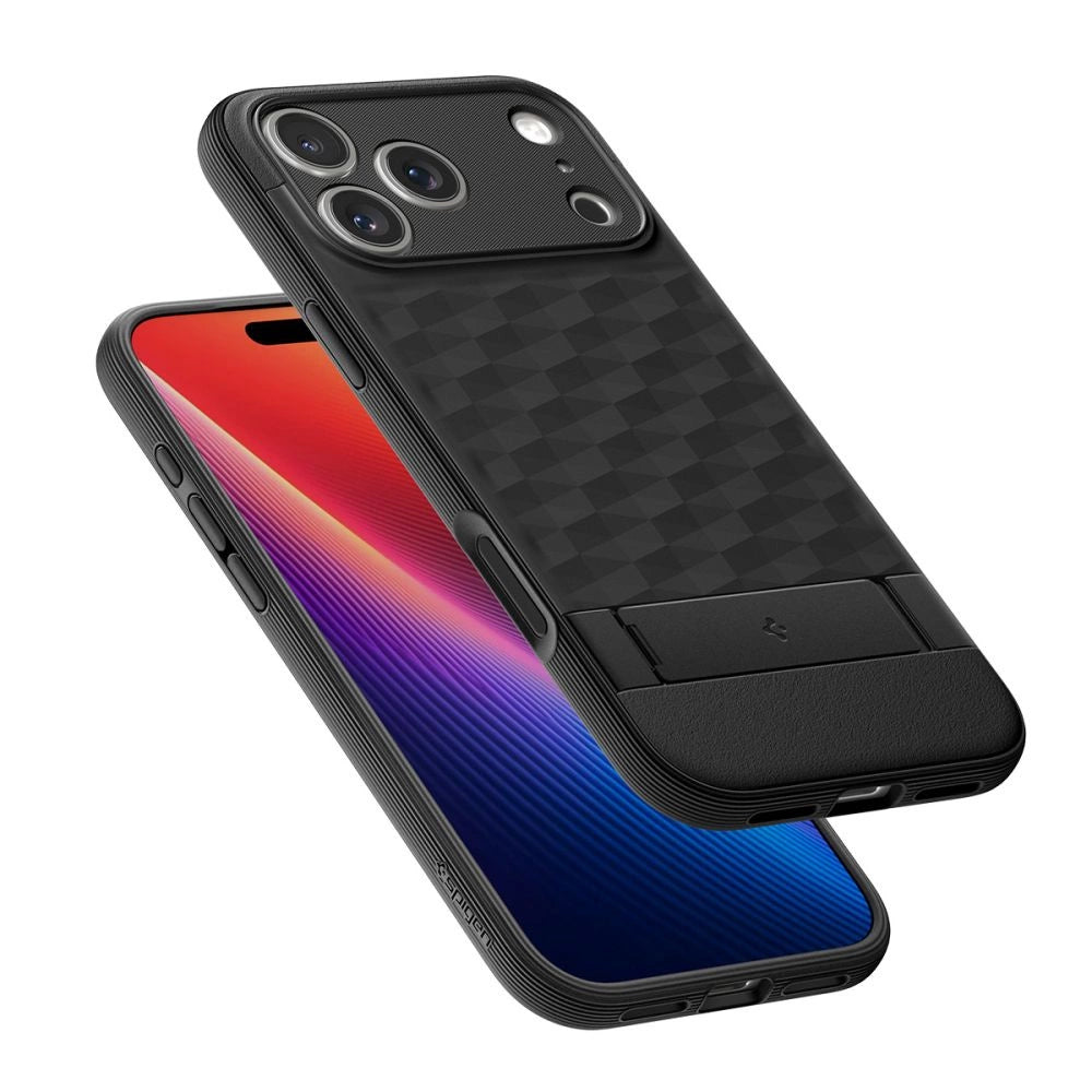 Etui Spigen Parallax "S" MagSafe na iPhone 17Pro - czarny mat – zdjęcie 7