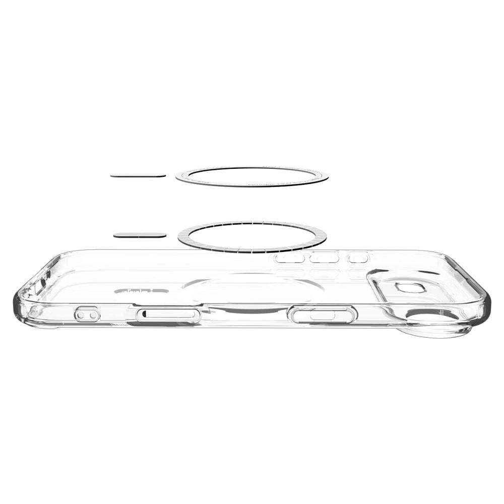 Etui Spigen Ultra Hybrid MagSafe na iPhone 17 Air - przezroczysto-szare – zdjęcie 7