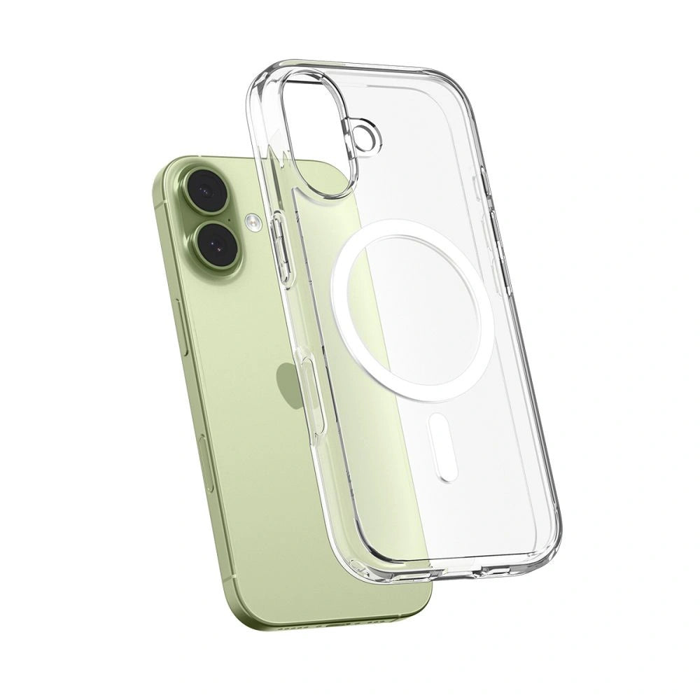 Etui Spigen Ultra Hybrid MagSafe na iPhone 17 - przezroczysto-białe – zdjęcie 5