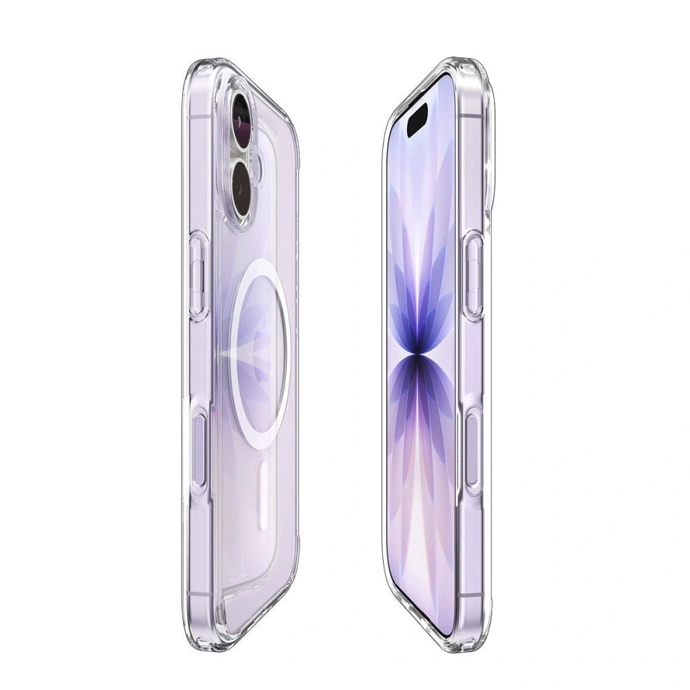 Etui Spigen Ultra Hybrid MagSafe na iPhone 17 - przezroczysto-białe – zdjęcie 6