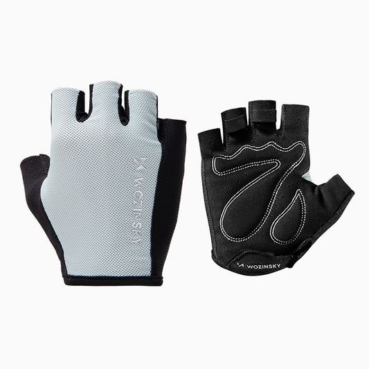 Rękawiczki rowerowe Wozinsky WRR-02L rozmiar L - szare