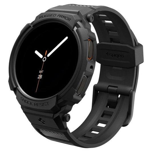 Pasek Spigen Rugged Armor Pro na Samsung Galaxy Watch 8 40 mm - czarny mat