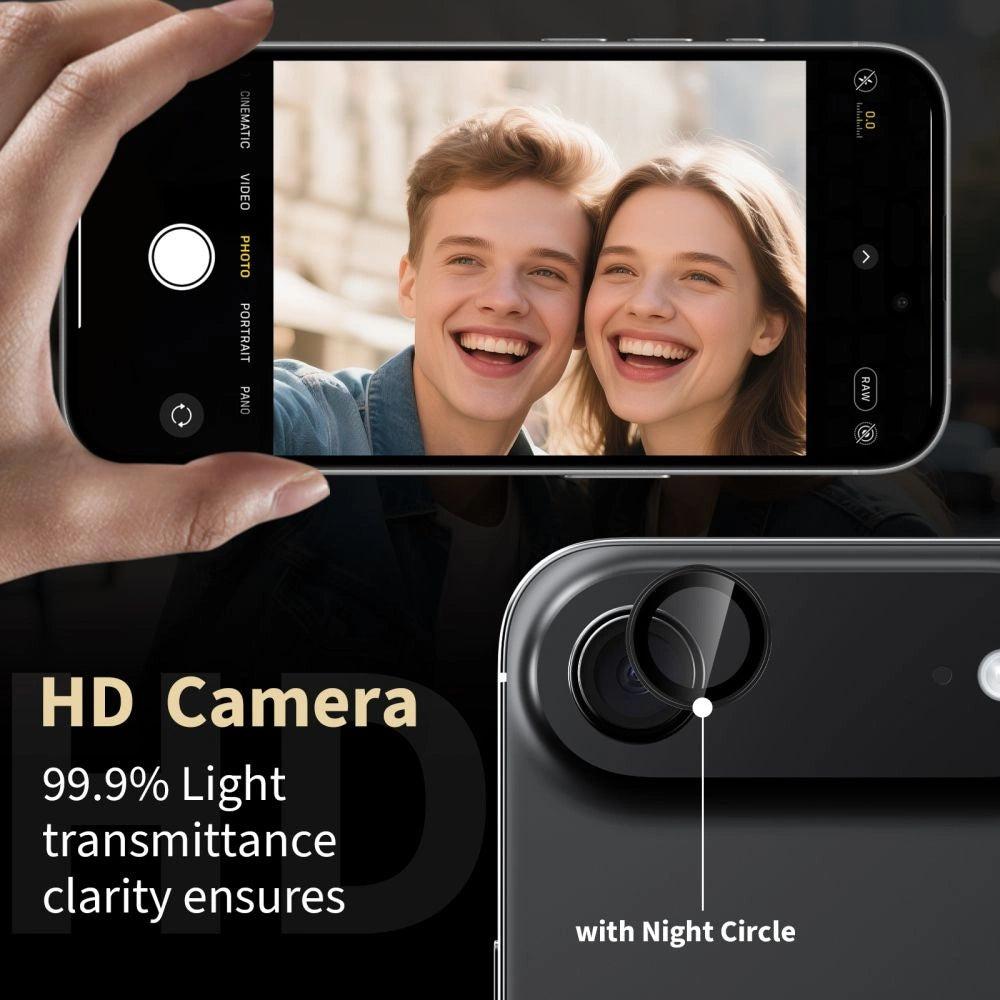 Osłona aparatu Tech-Protect Camring Fit+ na iPhone 17 Air - przezroczysta – zdjęcie 3